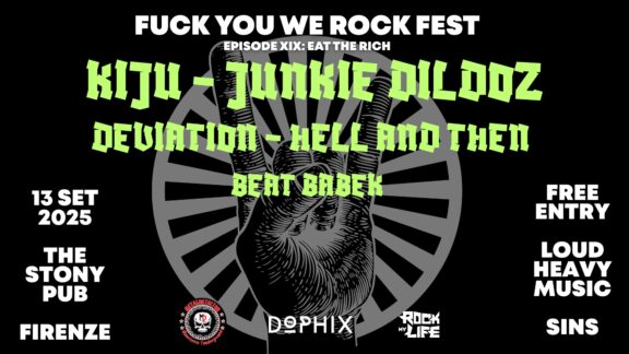 Fuck You We Rock Fest: XIX episodio, “Eat the Rich”