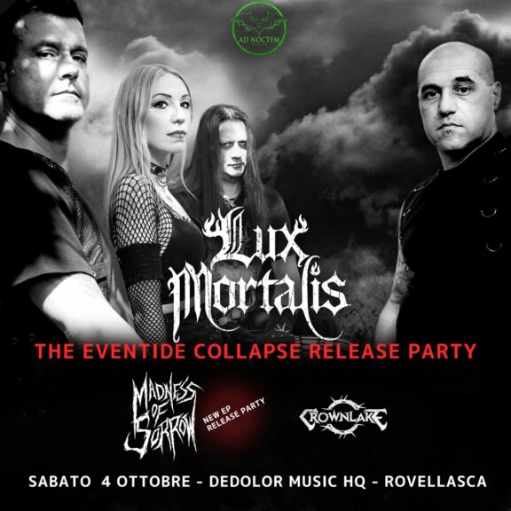 Lux Mortalis: il release party di “The Eventide Collapse”