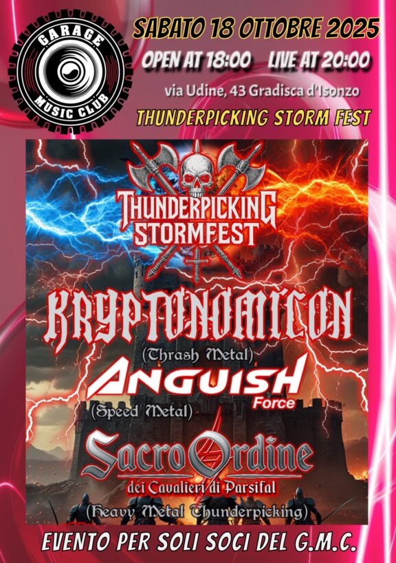 Thunderpicking Stormfest: al via la prima edizione