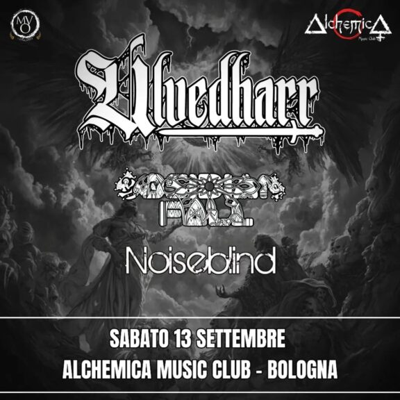 Ulvedharr: il 13 settembre live assieme Obsidian Fall e Noiseblind all’Alchemica (BO)