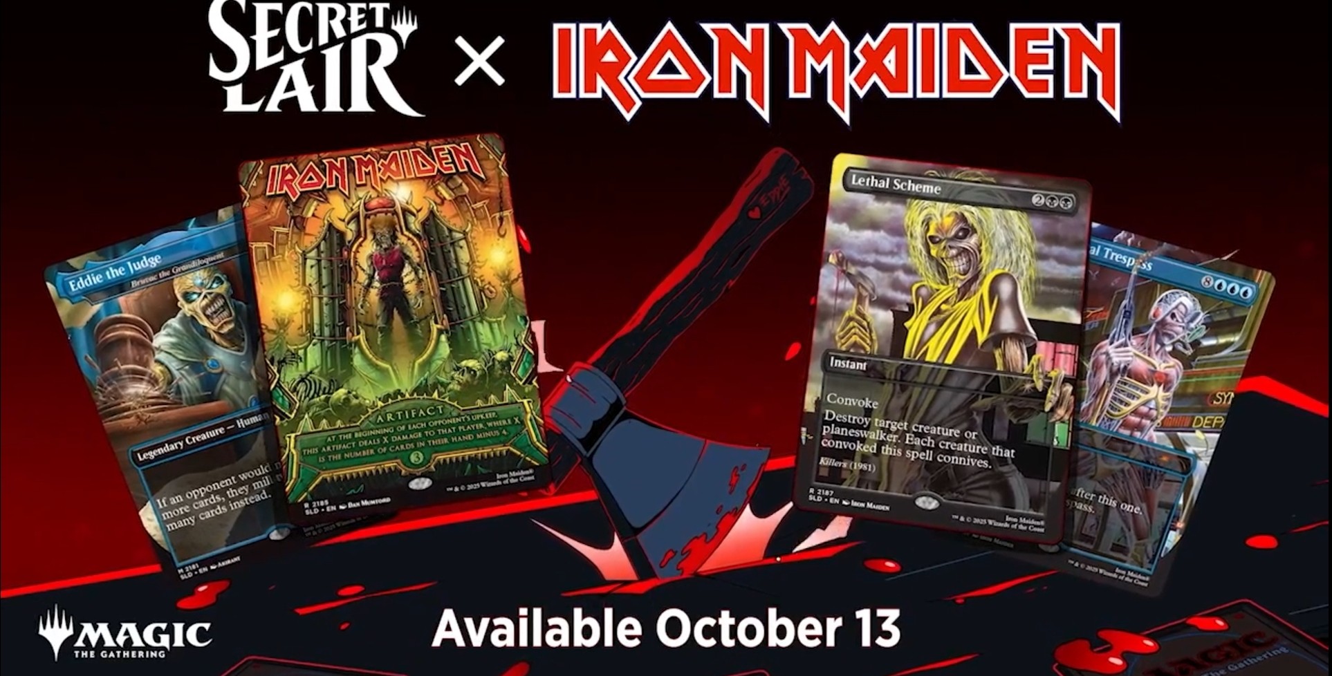 Iron Maiden: una collaborazione con Magic The Gathering per due