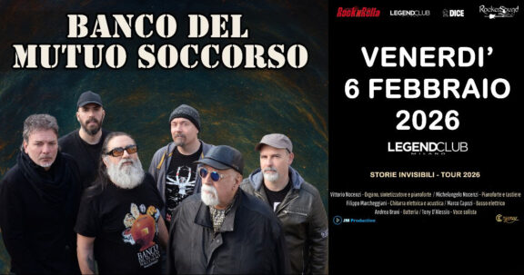 Banco Del Mutuo Soccorso: per la prima volta sul palco del Legend Club Milano