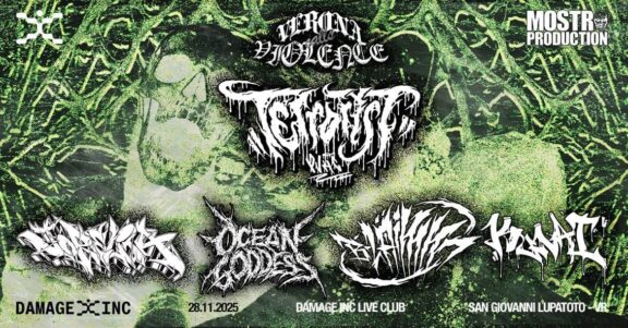 Verona Calls Violence: serata hardcore il 28 novembre al Damage Inc Live Club