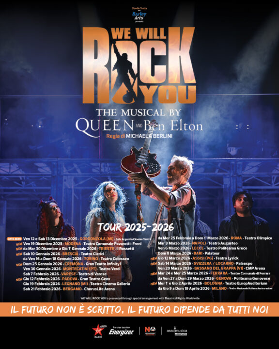 Queen: torna in tour il musical “We Will Rock You” con una nuova line-up