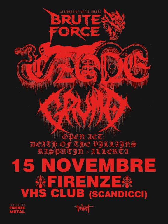 Brute Force: con Ozone Dehumanizer, Grumo e altri al VHS Retrò Club di Scandicci (FI)