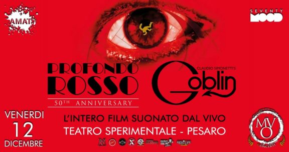 Profondo Rosso: l’intero film suonato dal vivo il 12 dicembre a Pesaro