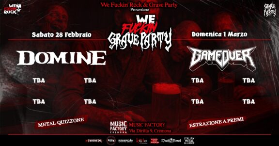 We Fuckin’ Grave Party 2026: annunciati gli headliner della seconda edizione