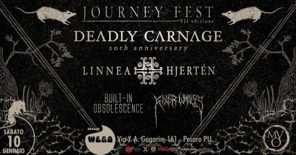 Journey Fest VII: il 10 gennaio 2026 allo Spazio Webo di Pesaro