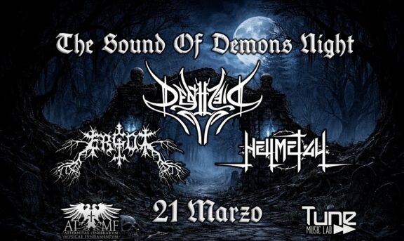 The Sound Of Demon Night: sabato 21 marzo 2026, al Tune Music Lab di Pordenone