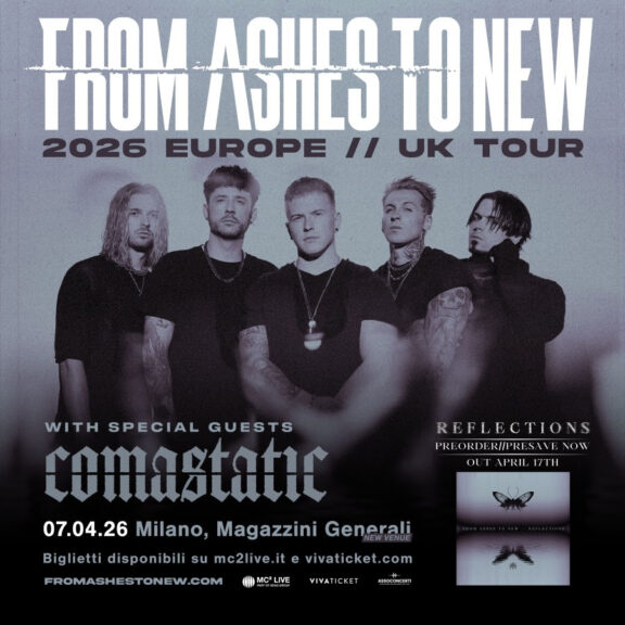 From Ashes To New: la data di Milano si terrà ai Magazzini Generali