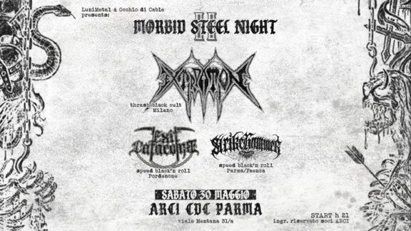 Morbid Steel Night II: il prossimo sabato all’ARCI CDC di Parma