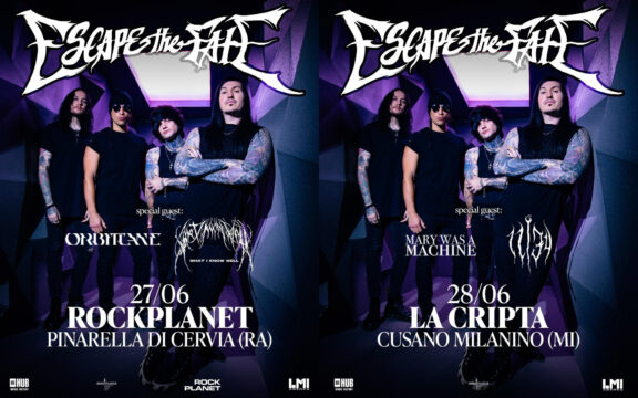 Escape The Fate: annunciati gli opener delle date italiane